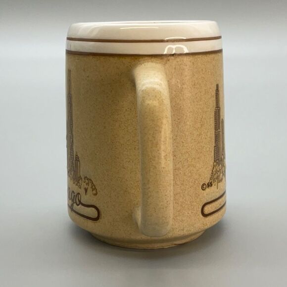 Vintage Chicago Skyline Souvenir Coffee Tea Mug Made in Japan Mid Century Modern - Picture 2 of 8
